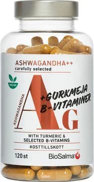 BioSalma Ashwagandha gurkmeja b-vitaminer